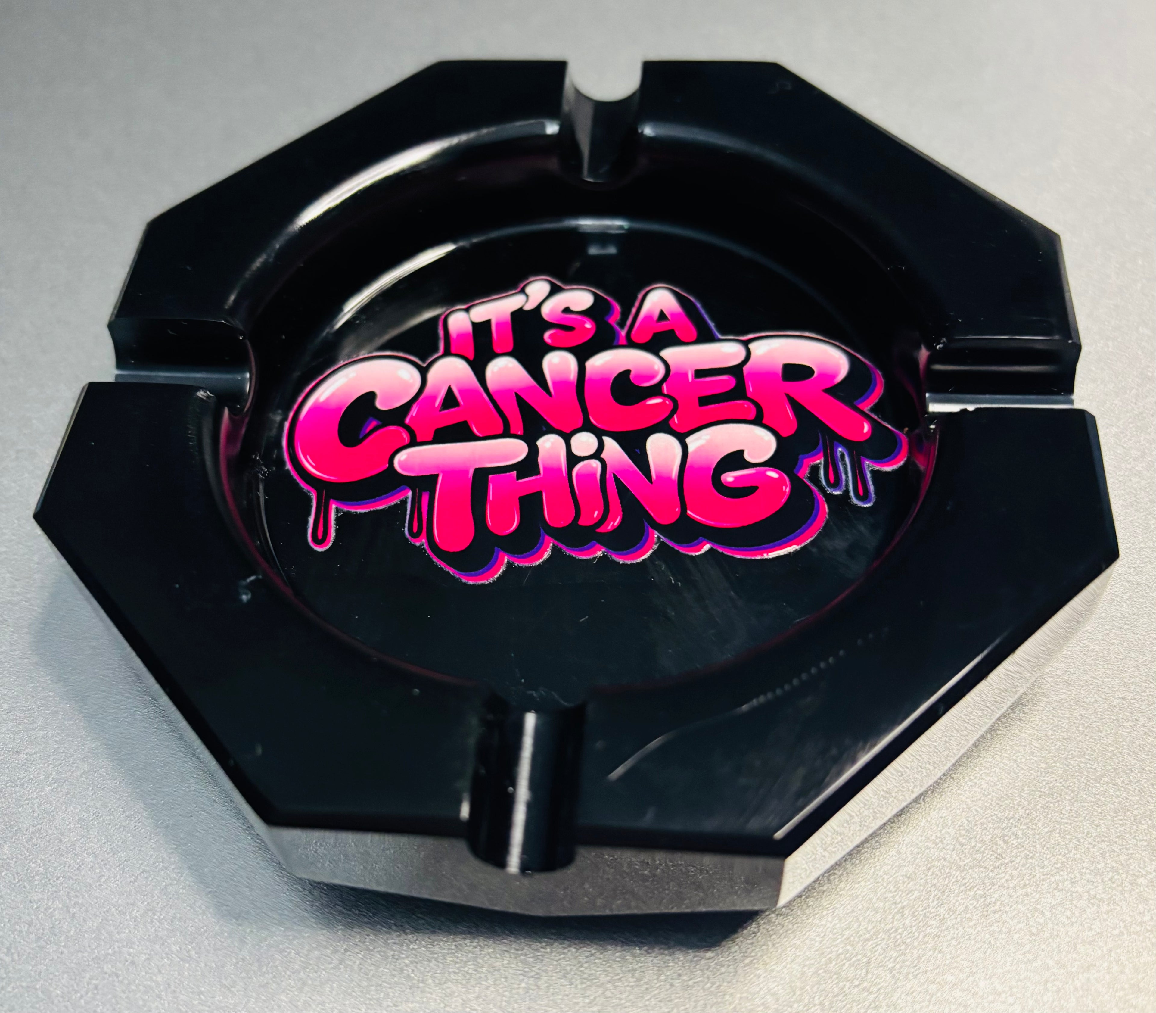 Zodiac "It's a Cancer Thing" Ashtray - Handmade Resin Zodiac Decor