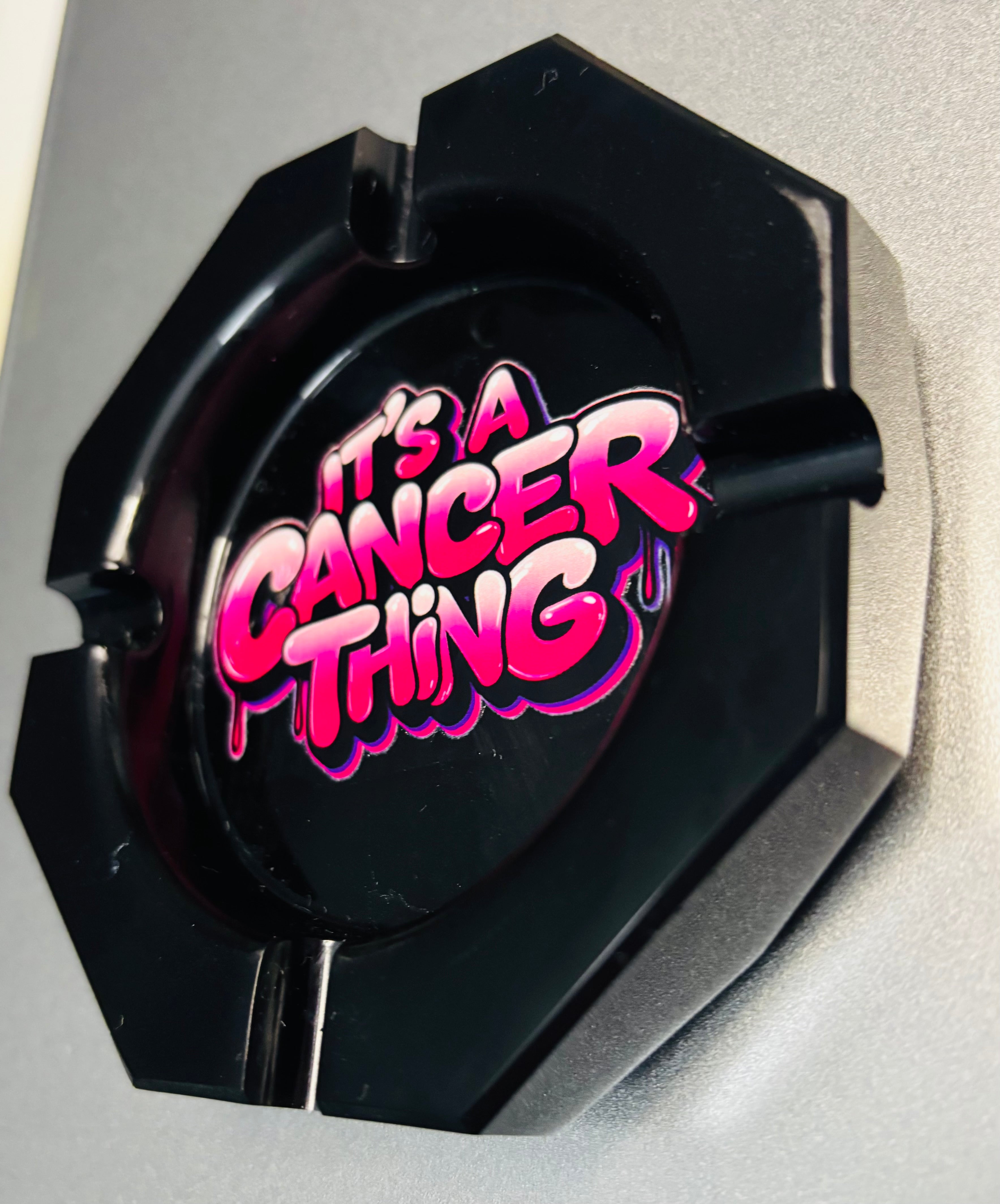 Zodiac "It's a Cancer Thing" Ashtray - Handmade Resin Zodiac Decor